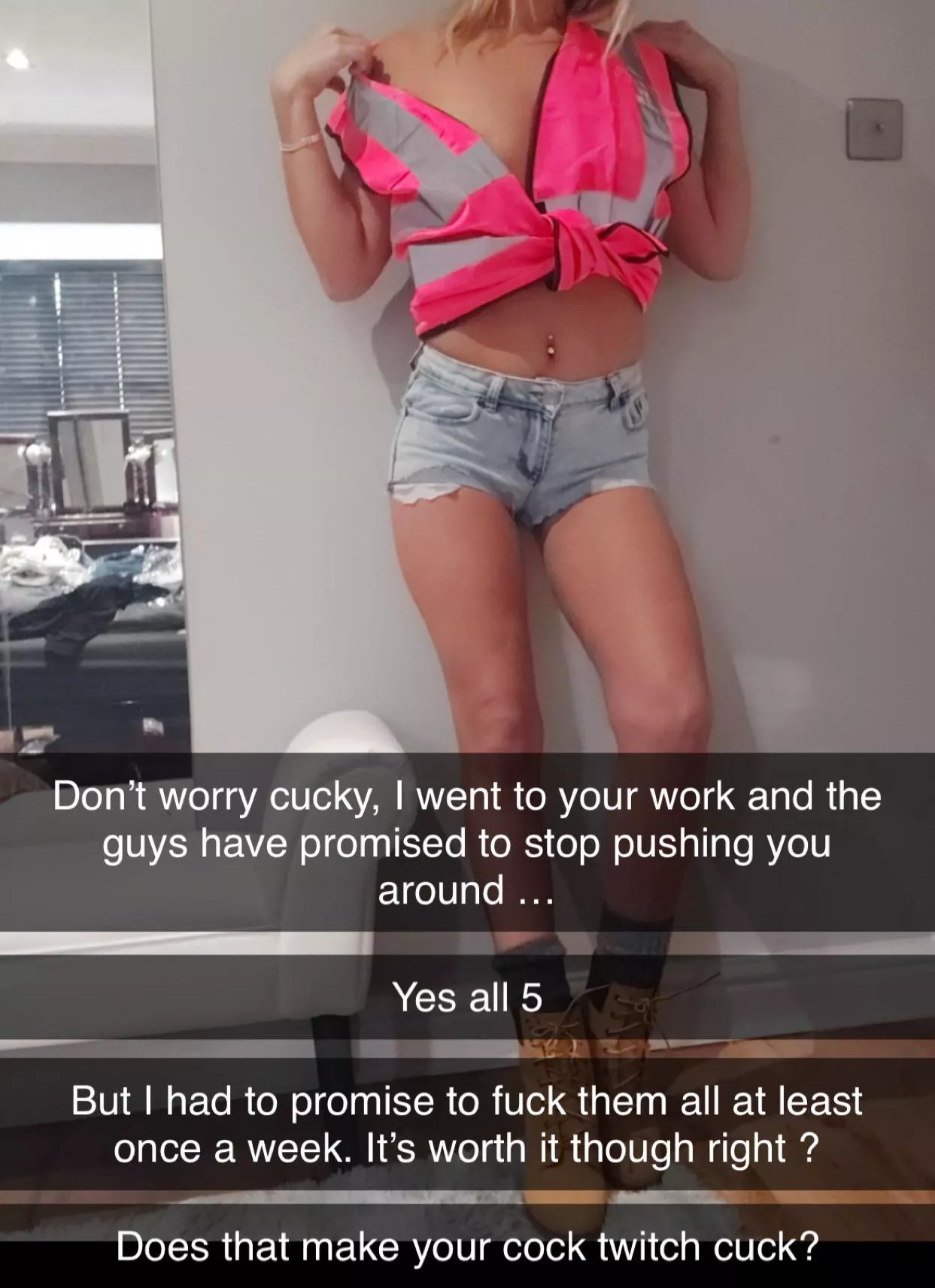 Don’t worry cucky , I went to your work …