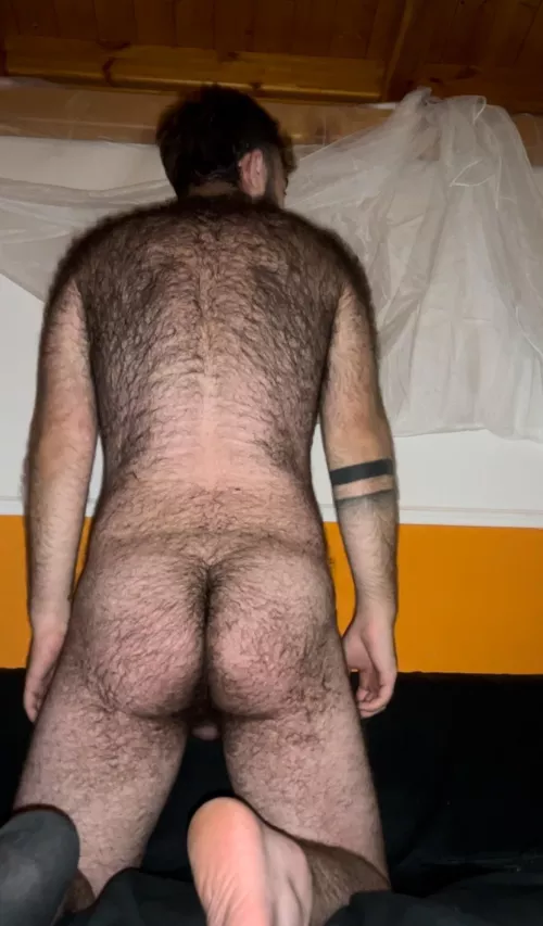 Greek ass under my hairy back 🐒