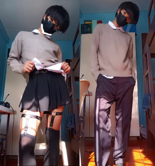 I go to school sometimes with these hidden ehe~