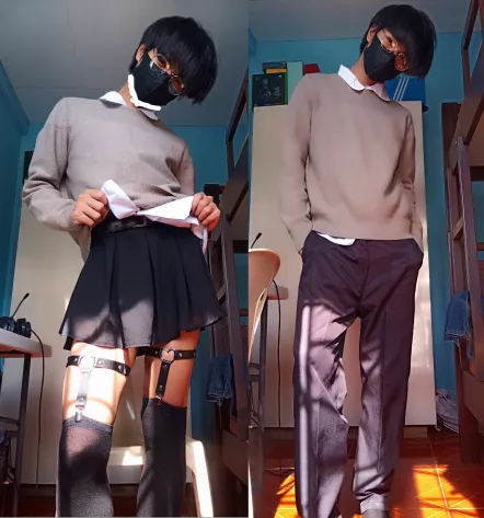 I go to school sometimes with these hidden ehe~