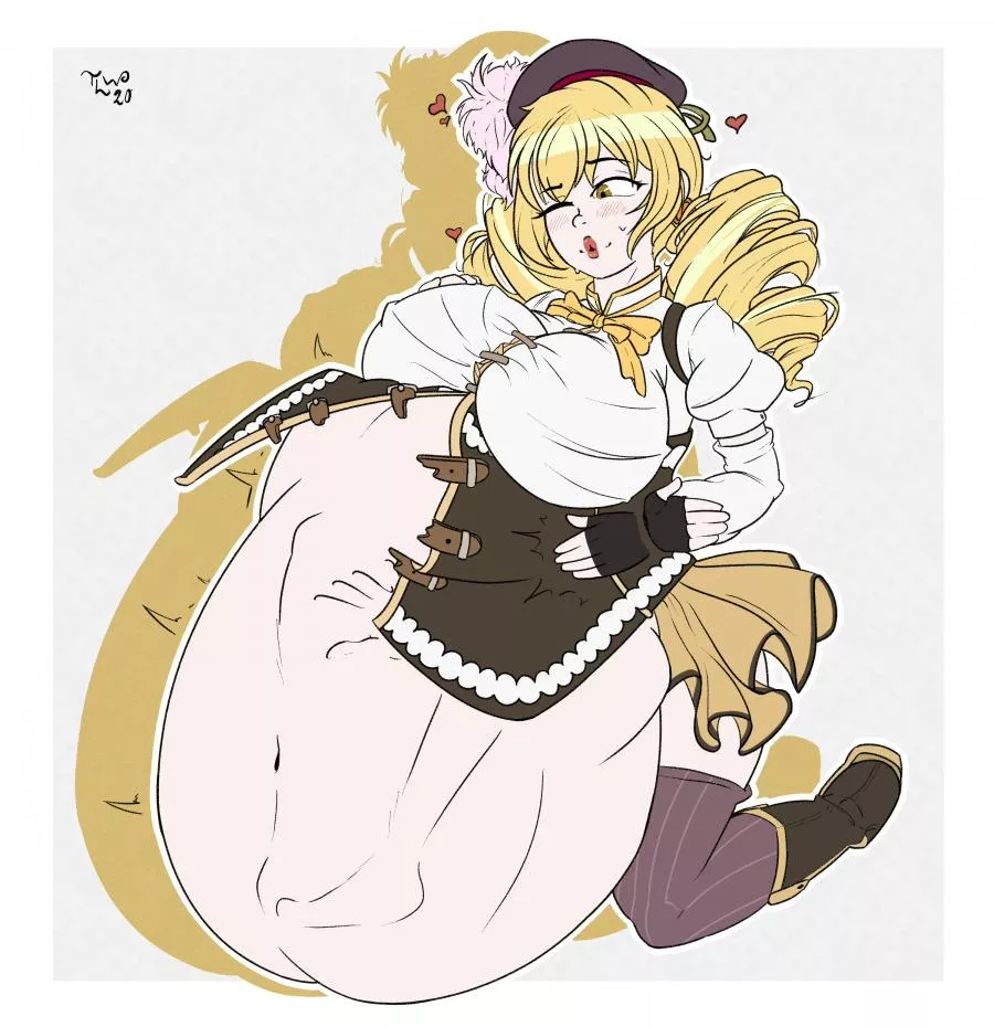 {Image} Commission for Spicypoper (Art by TheLazyWizard) [Oral Vore, Female Pred, Unknown Prey, Mami Tomoe]