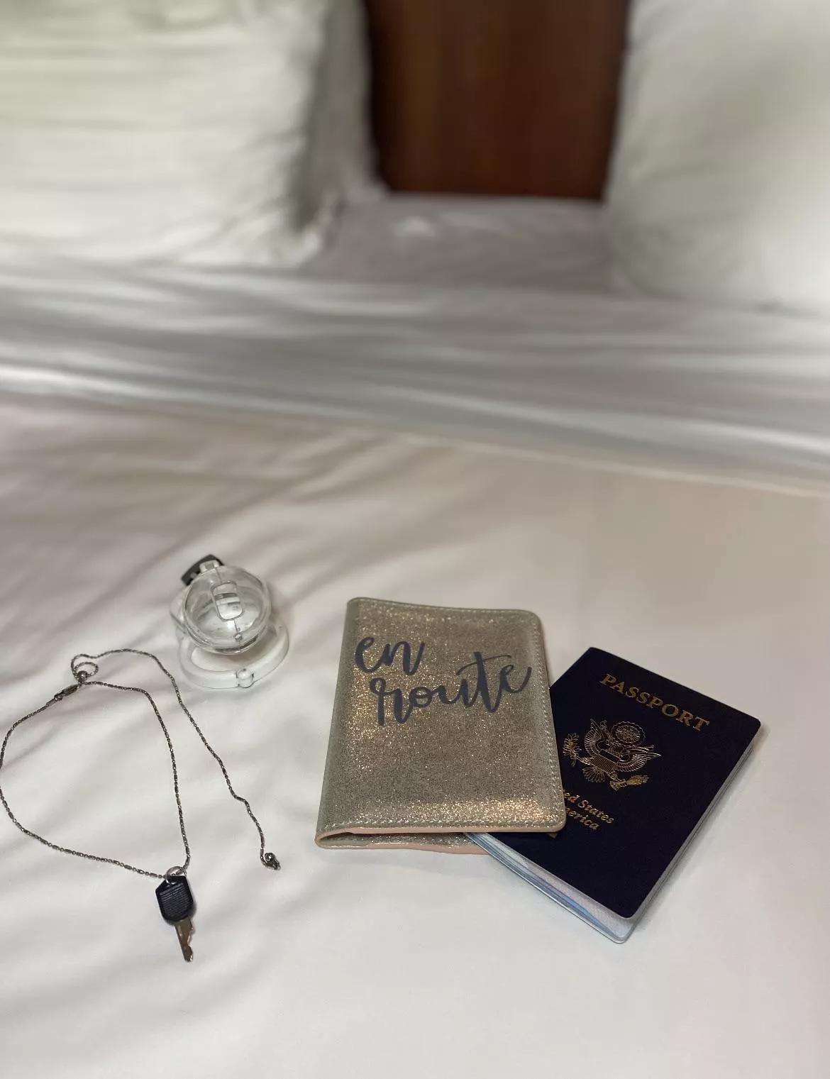 Just because we’re on vacation doesn’t mean you’re not getting locked up 😅😈