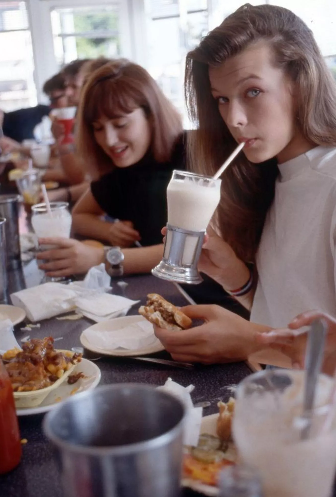 Milla Jovovich - Having a Shake in 1987