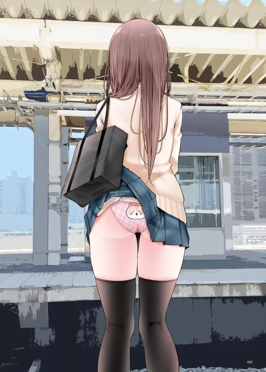 No wonder why everyone was looking at her