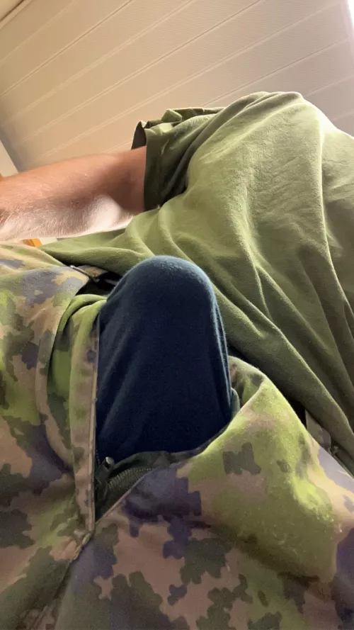 Our sergeant got me hard…