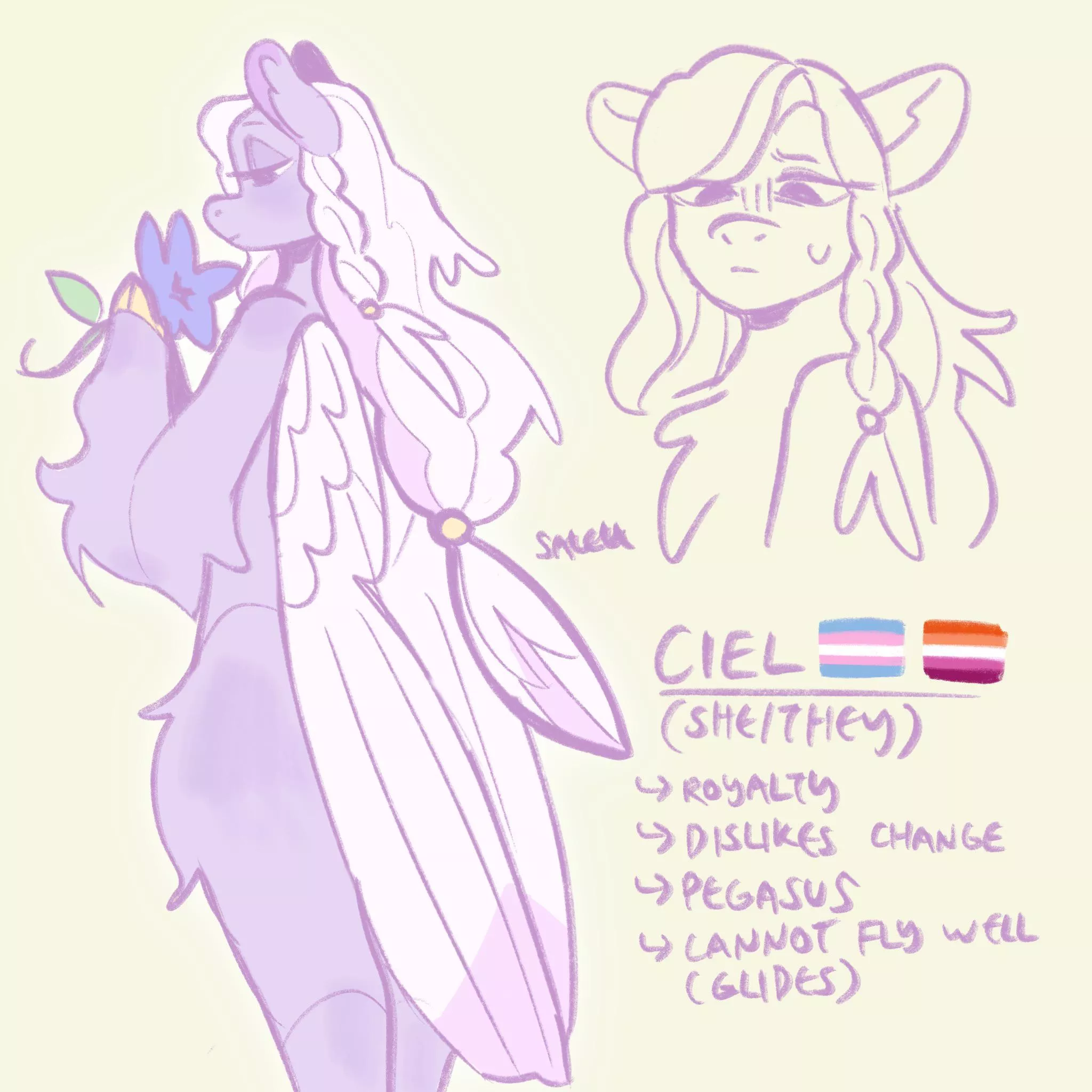 Pegasus princess! What do you think? (OC)