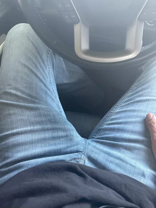 Think the moms in the starbucks line outside my work will notice when i get out?