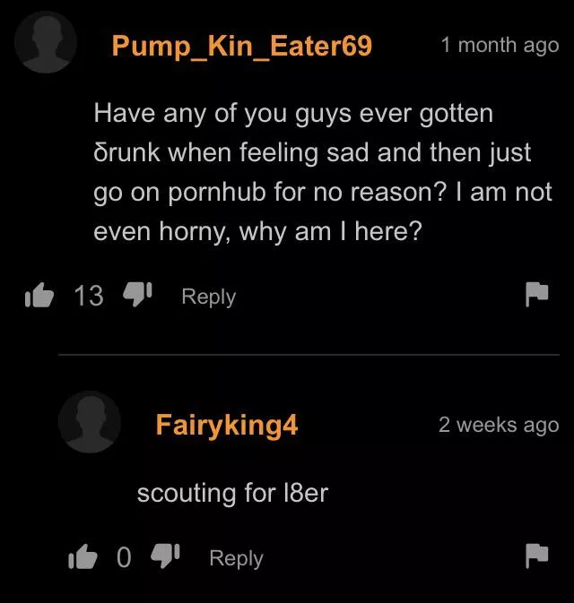 This is went from existential crisis to lol