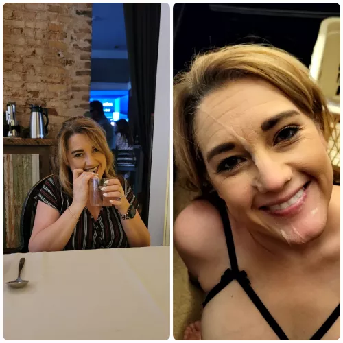 You buy me drinks and I'll end up on my knees with your cock in my mouth till you give me a creamy dessert 🍨