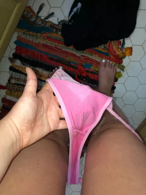 A 3 mile walk got my cotton thong so sweaty