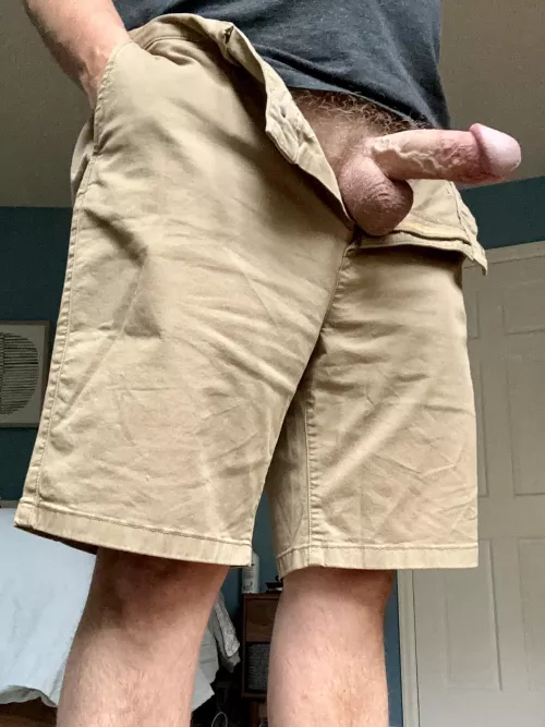 Be a good girl and help me fit this in my shorts (51)