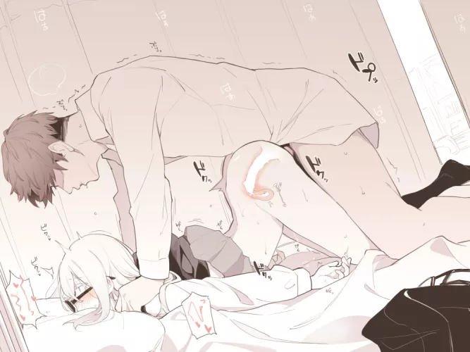 Girls who arch their backs like this are the best.