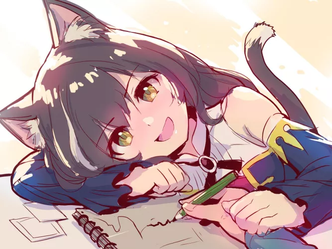 Homework help (yako noir (kei-ne)) [Princess Connect!]