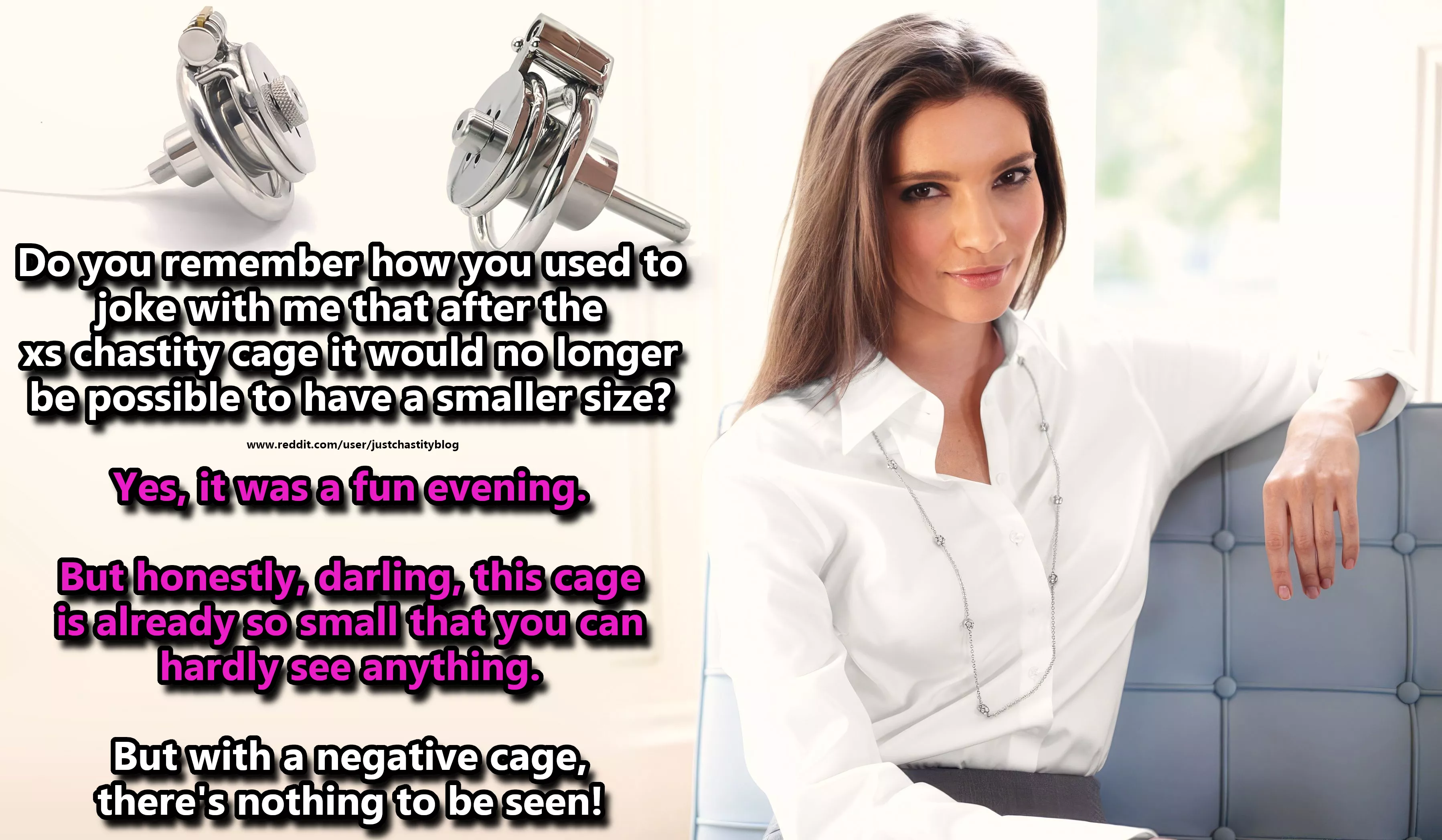 It was a very funny evening with your wife, wasn't it?