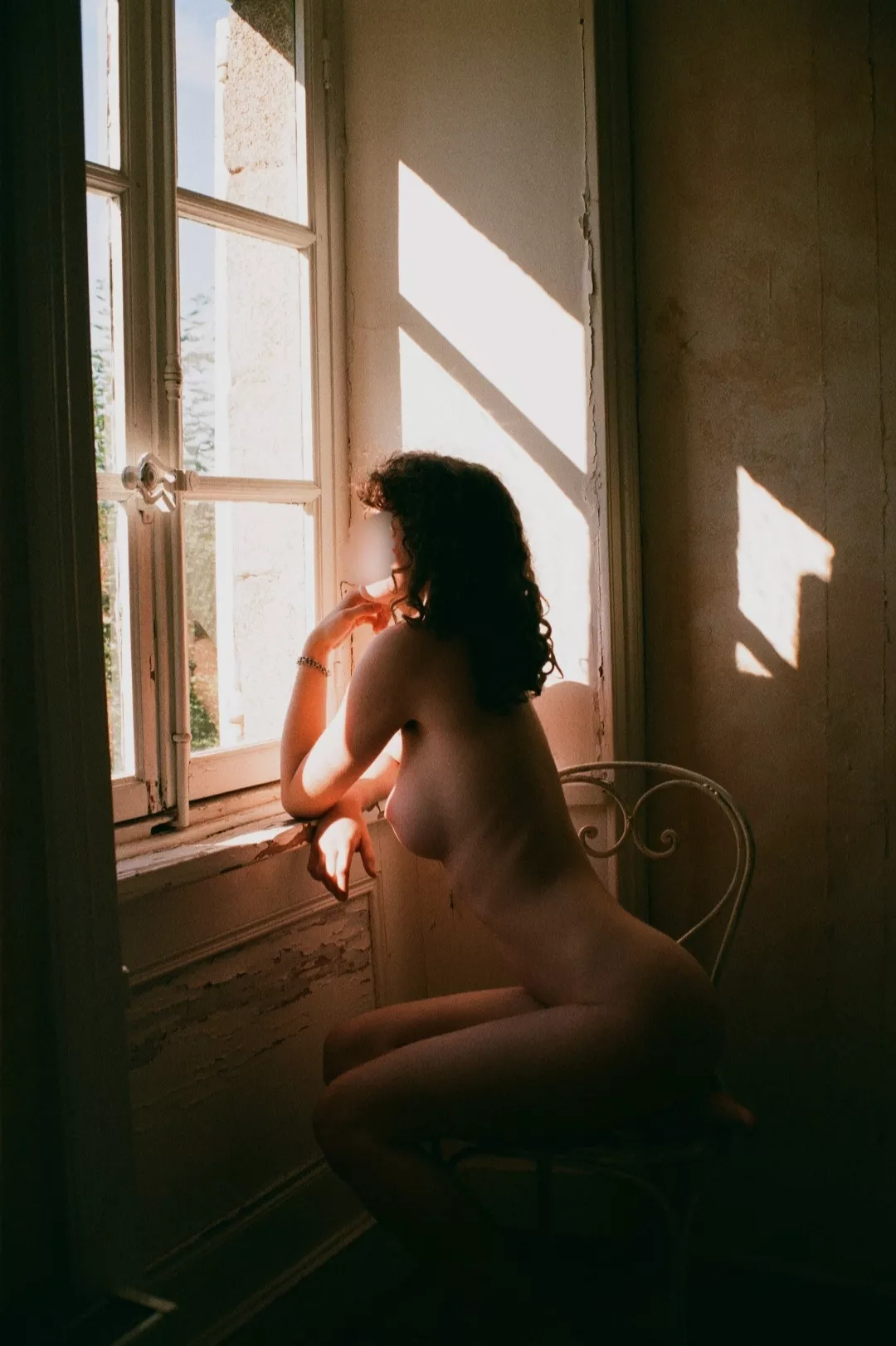 My girl posing on film