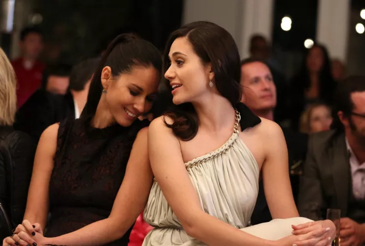 Olivia Munn and Emmy Rossum