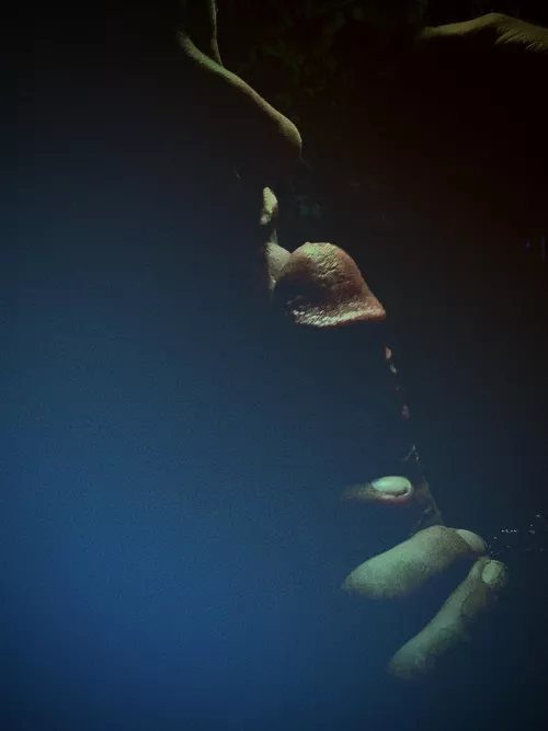 On the tip of her tongue