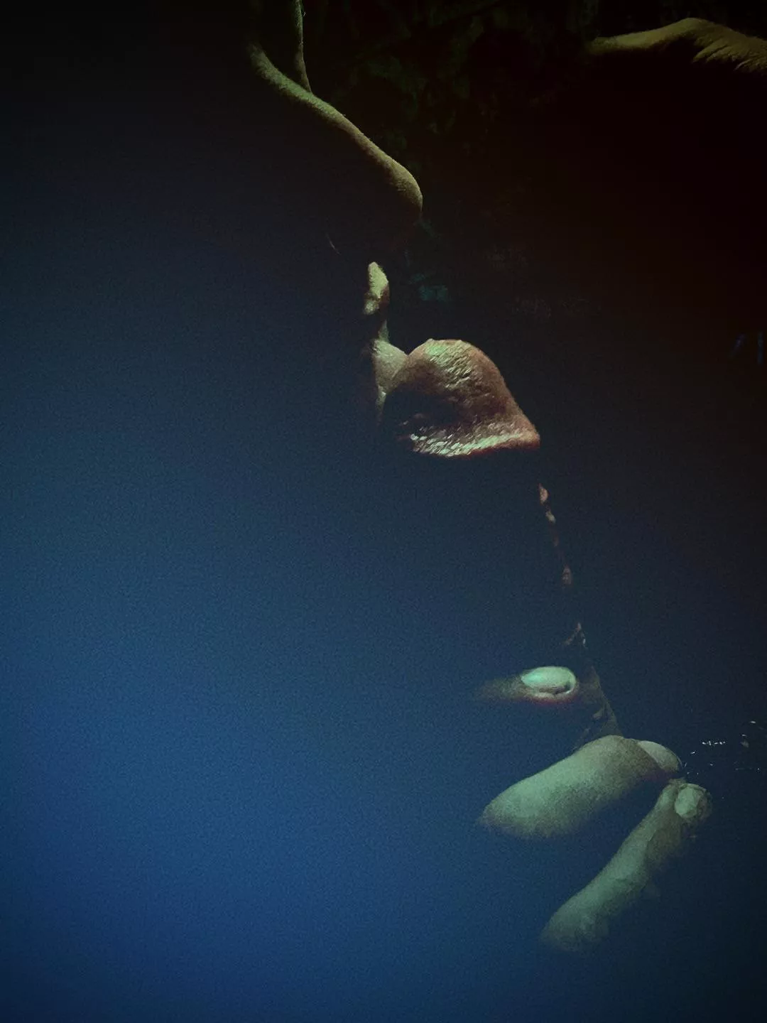 On the tip of her tongue