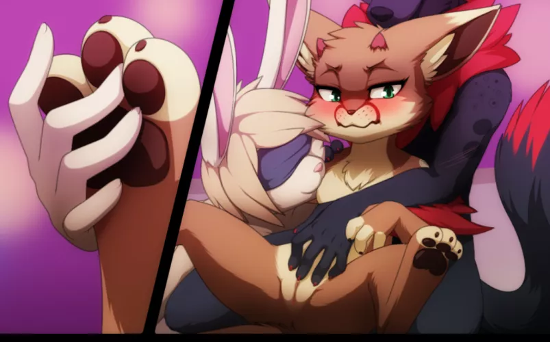 Paw rub (DarkMirage) [MF]