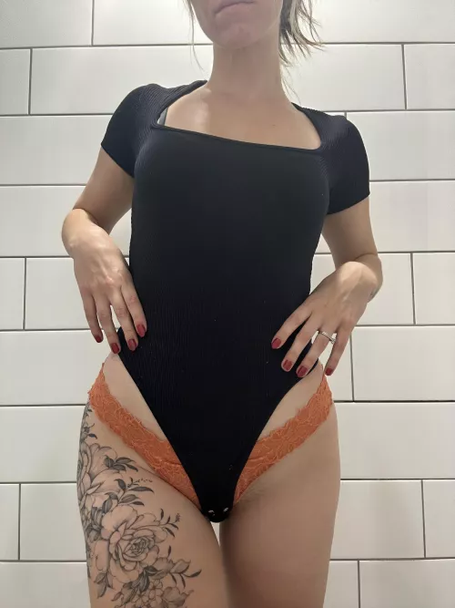 This bodysuit is begging to come off - do I have to beg too?