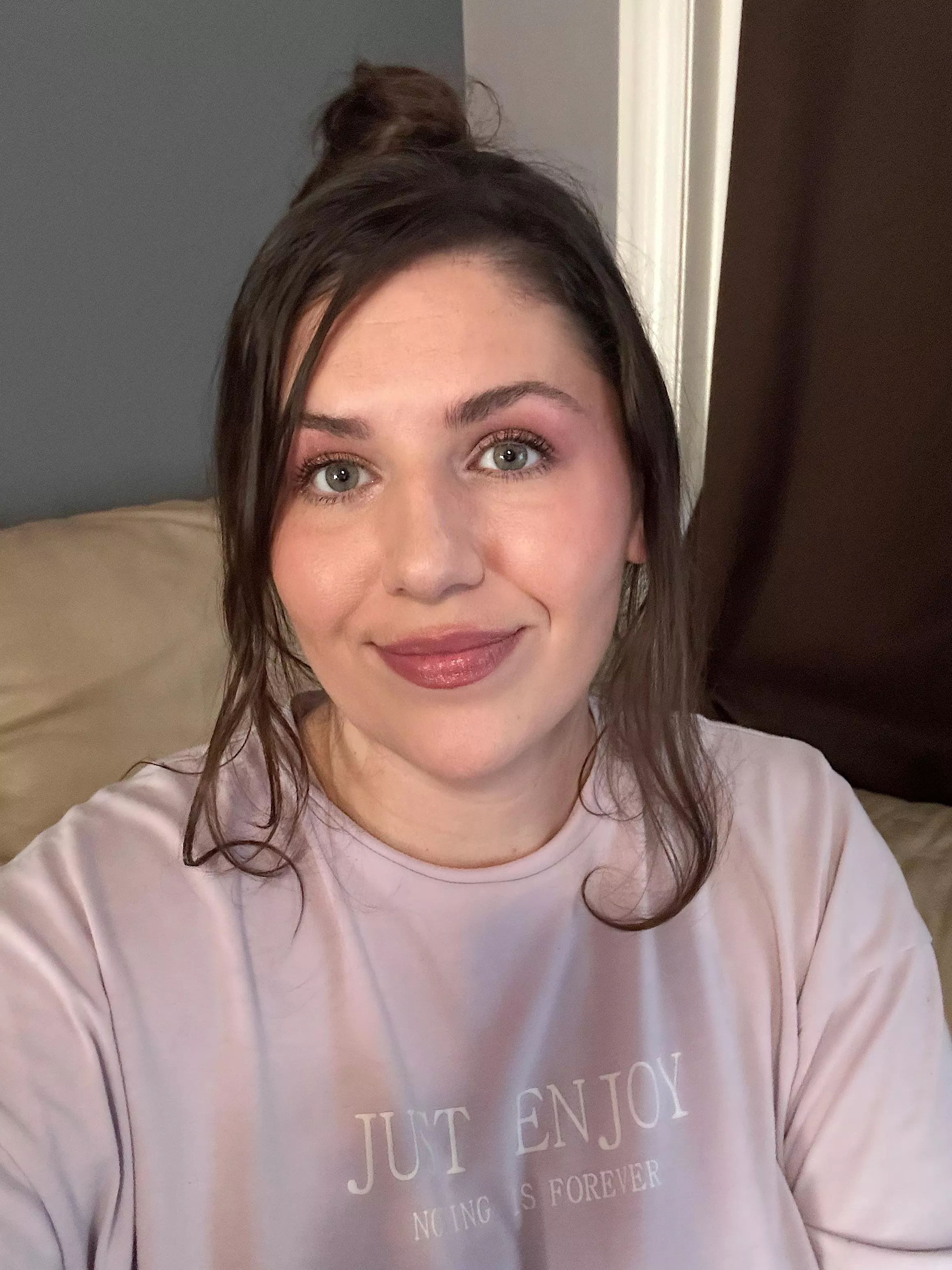 & to think… I used to want to dye my hair constantly. Now, I adore my natural hair color! Have a lovely day friends! 🫶🏼💋