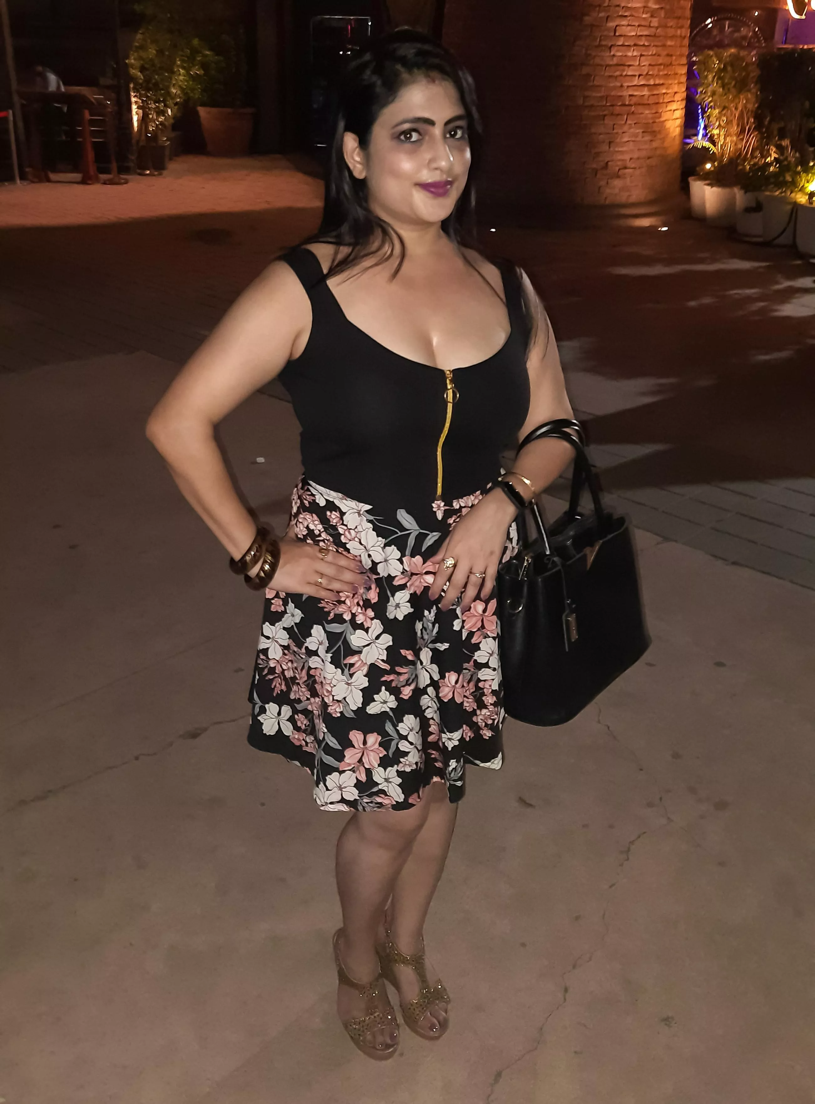 Today's Club looks with minimal makeup. Like the cleavage and bulge view?