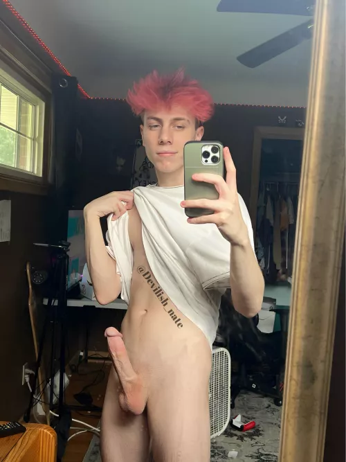 Wanna take my shirt the rest of the way off?