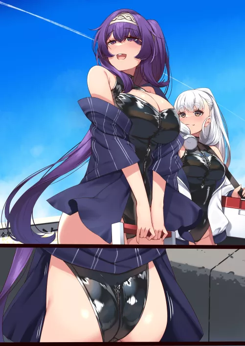 Wearing Latex to the Beach