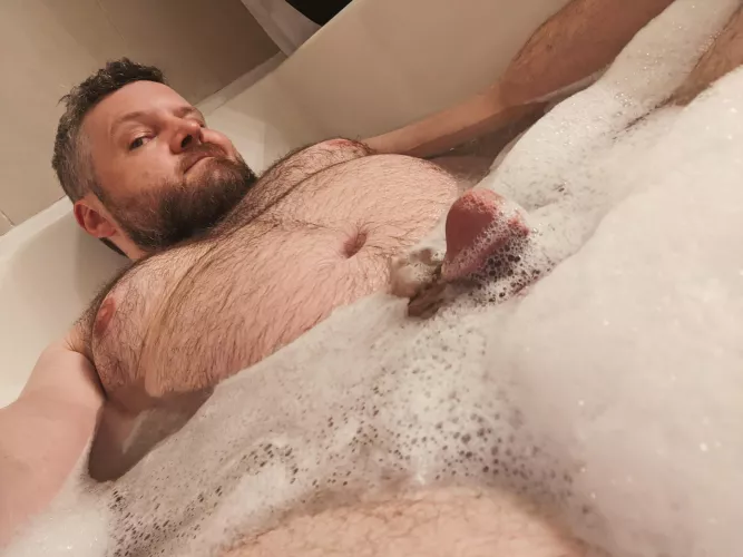 After work bubble bath 🛁