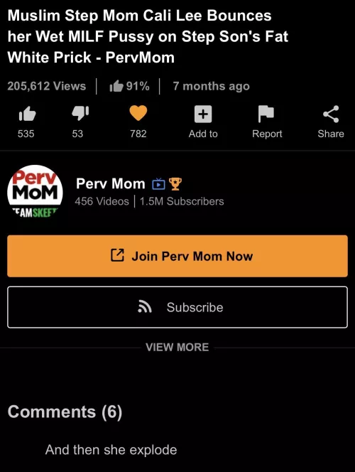 and then she explodes 😮‍💨