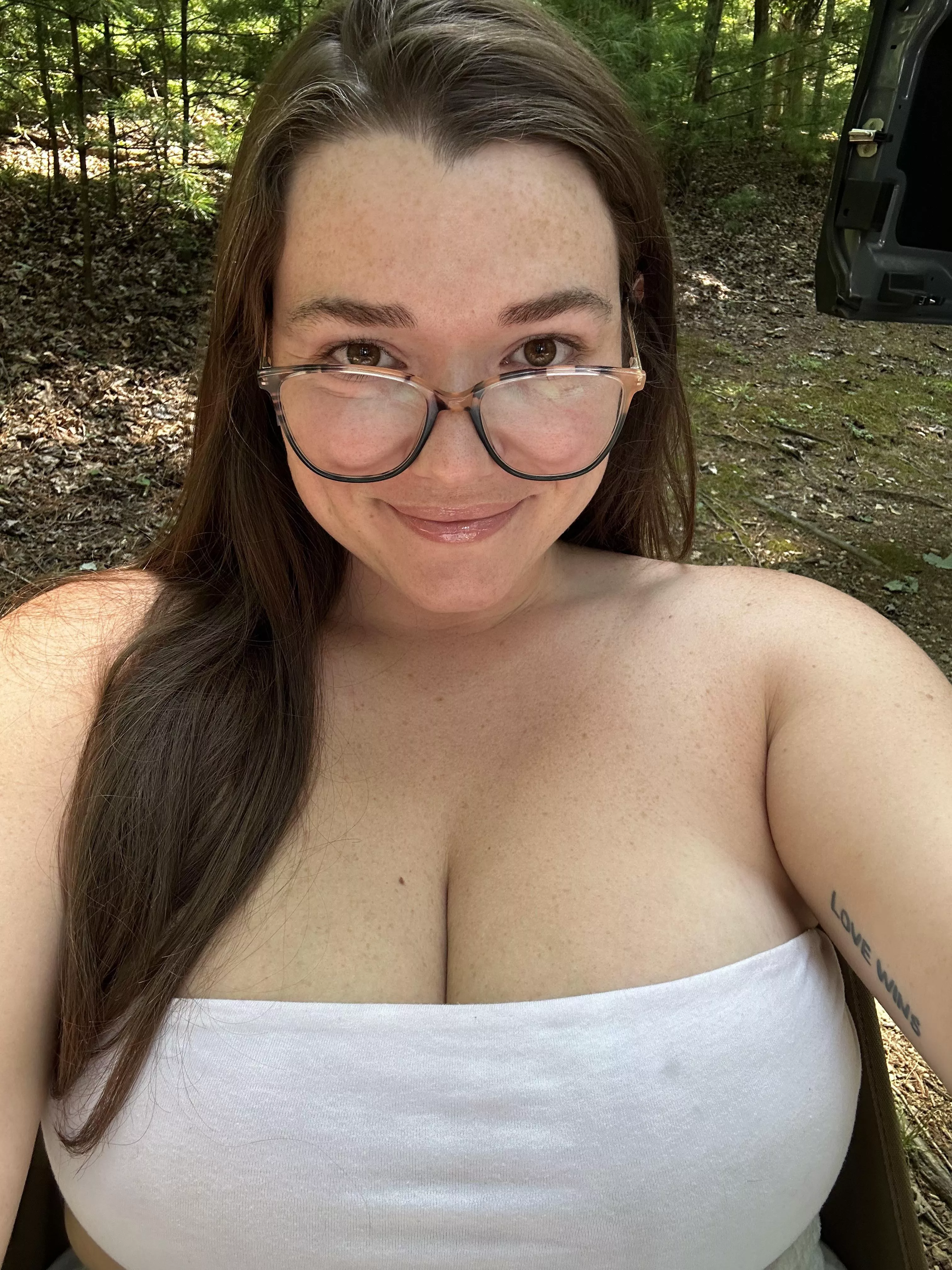 Having too much fun at the campsite