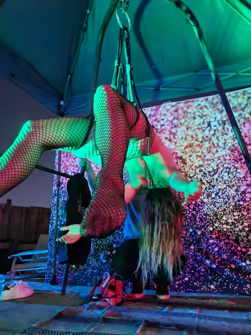 Hip harness, back bend