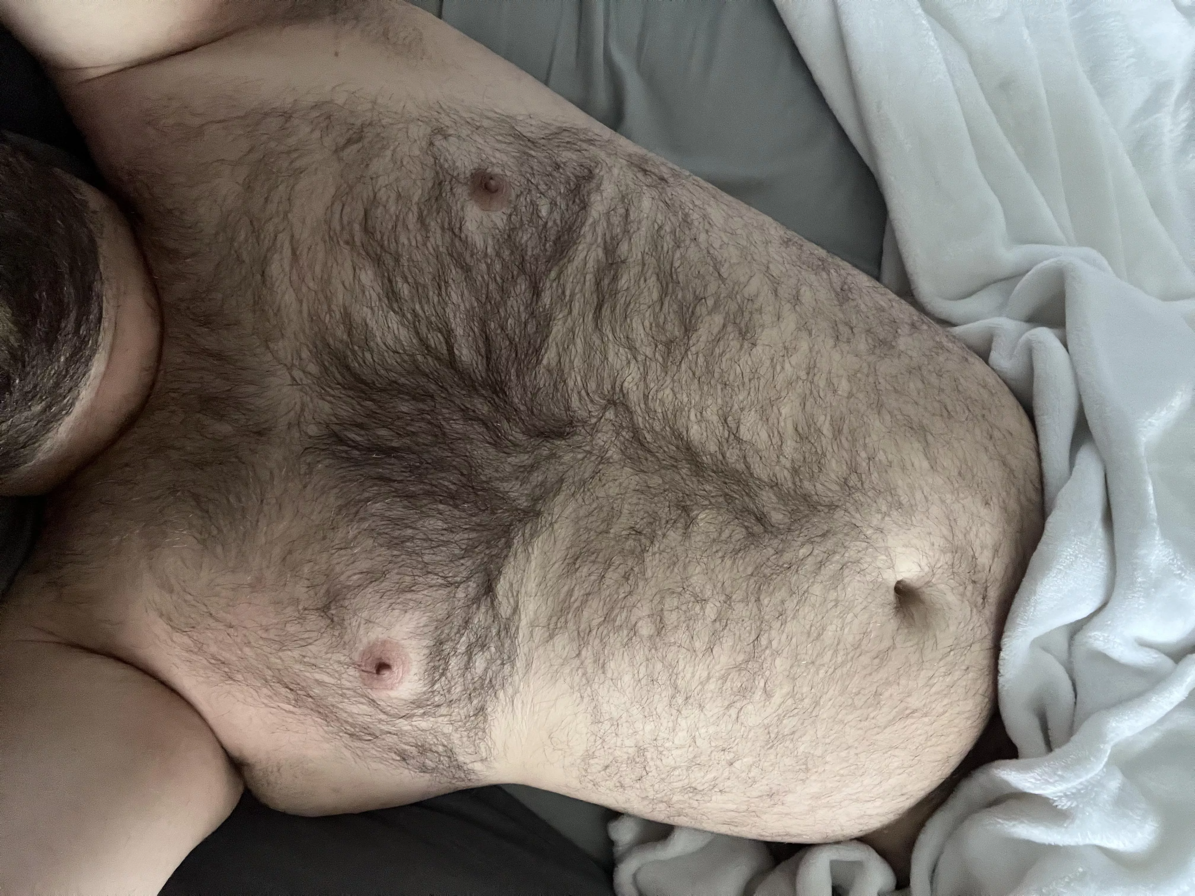 Laying in bed on a lazy Saturday