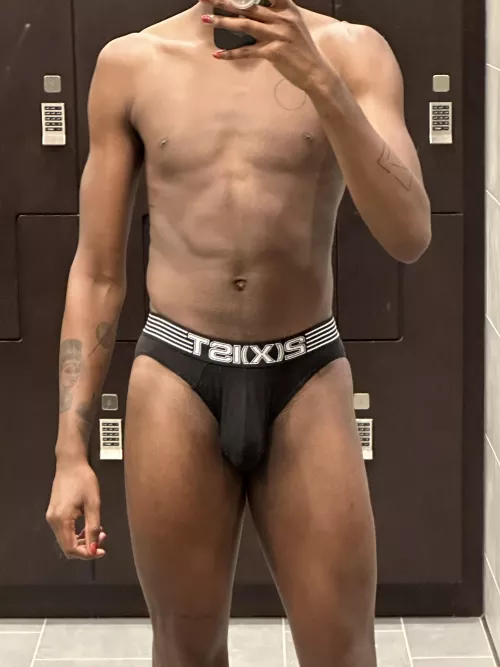 Post cycling class and locker room shower 🚿