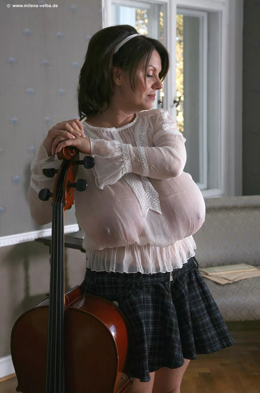 See through shirts are in these days