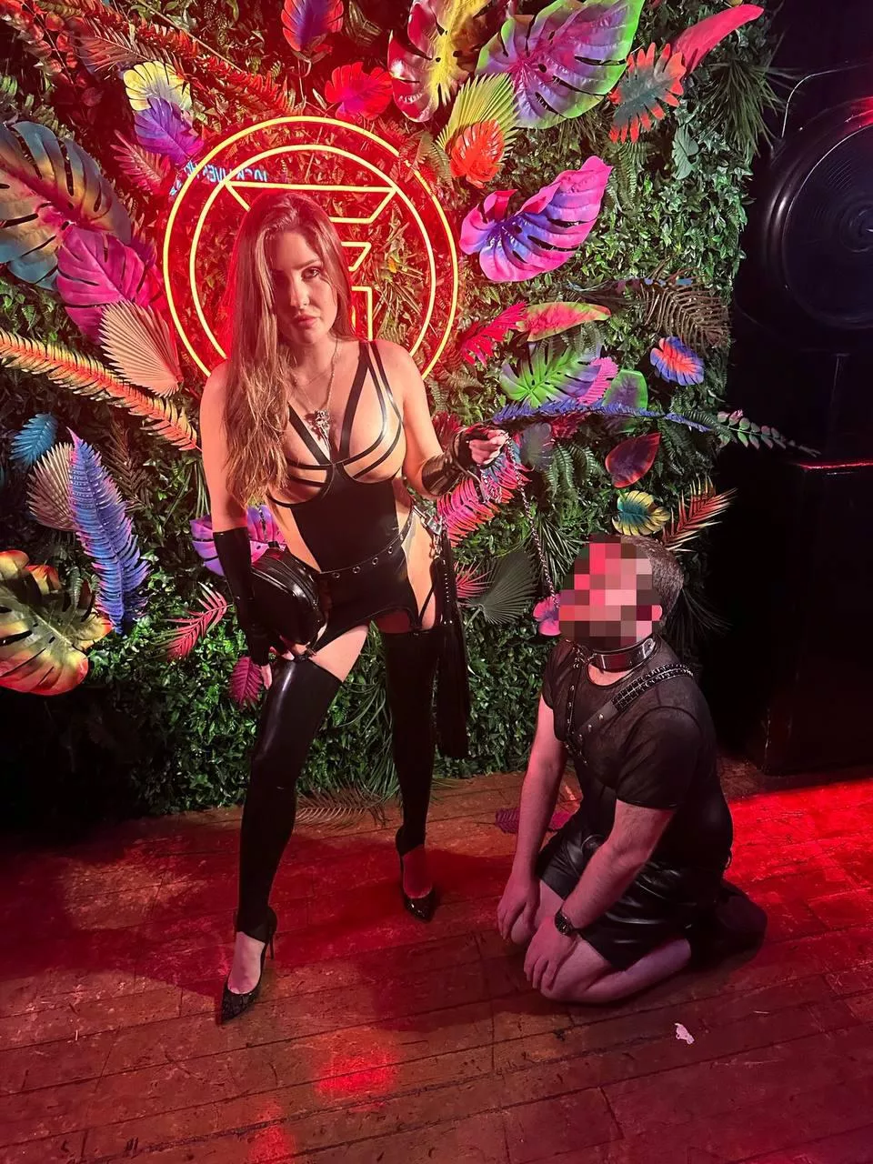 Taking My pup for a walk. I bet you would love to be on a leash for Me, wouldn’t you.[domme]