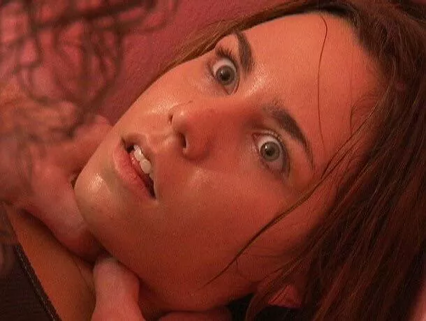 The look in her eyes as you push down