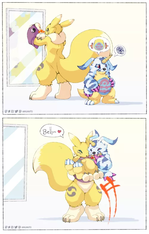 They're gay 💛 (Art by me, @IkuVaito on Mastodon and Twitter)