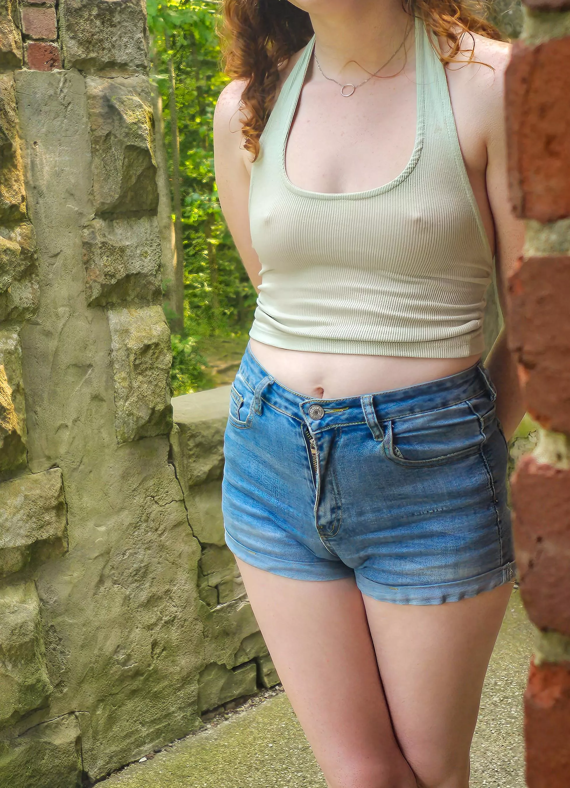 Was this top too thin to wear in public? 🫣🥰