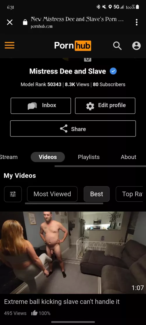 Who loves ball busting check out page