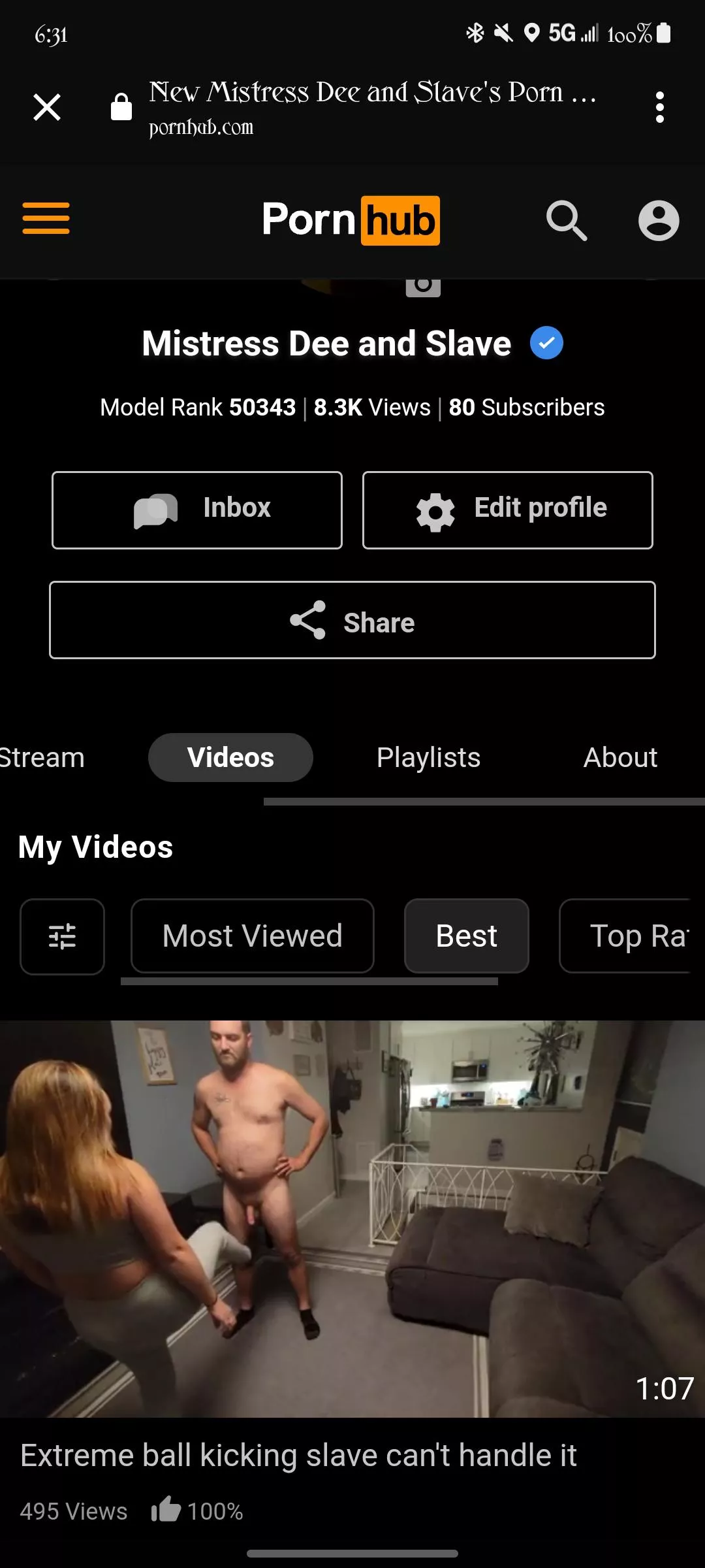 Who loves ball busting check out page