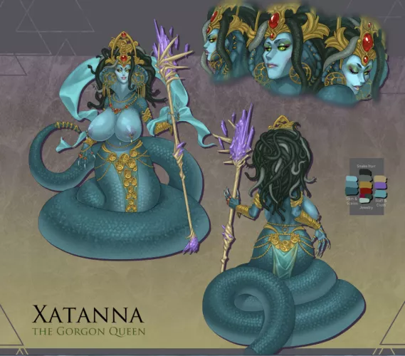 Xatanna the Gorgon Queen