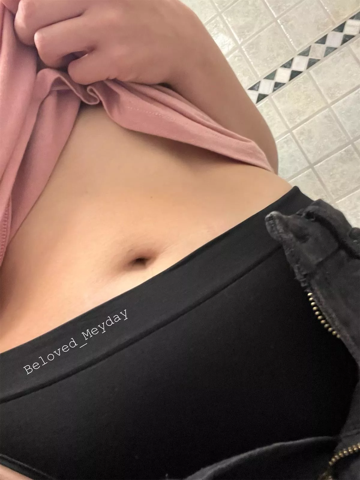 Belly button at work
