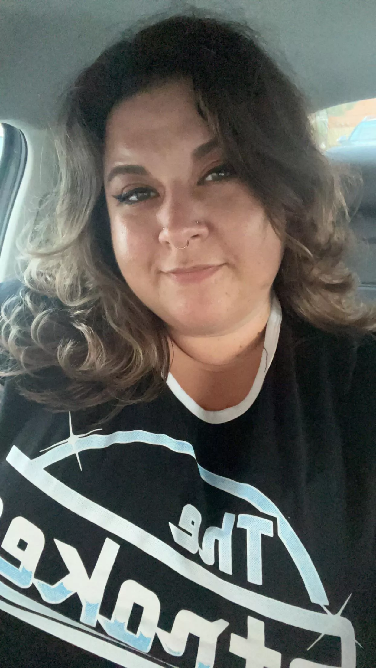 Brown hair again, with a blowout! Was feeling myself 💅