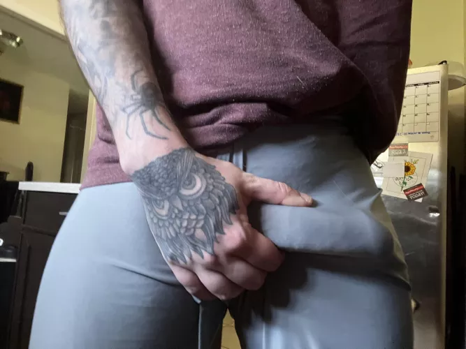Cock outline in my favorite pants