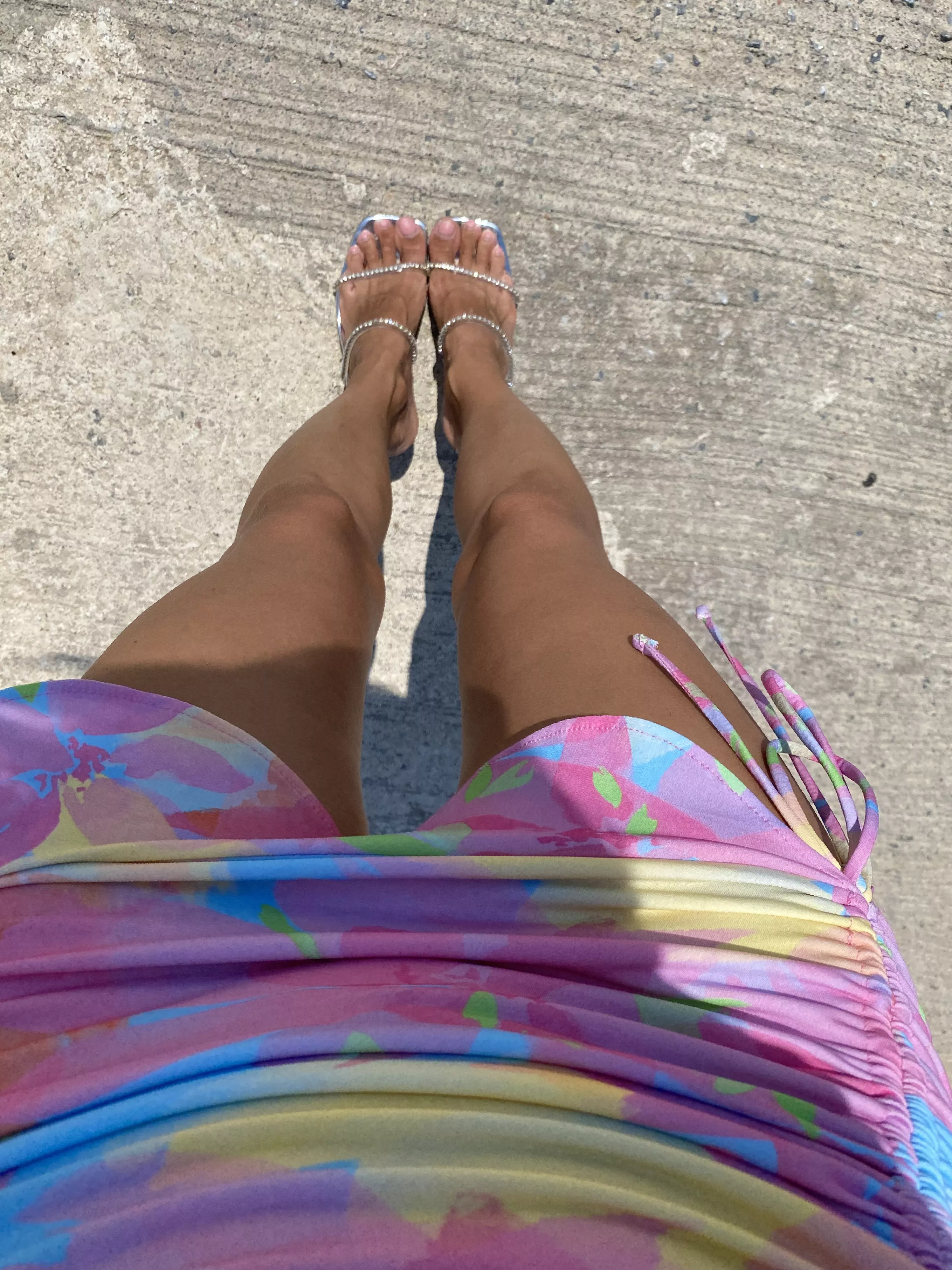 Crossed legs, uncrossed fantasies. Ready for more?