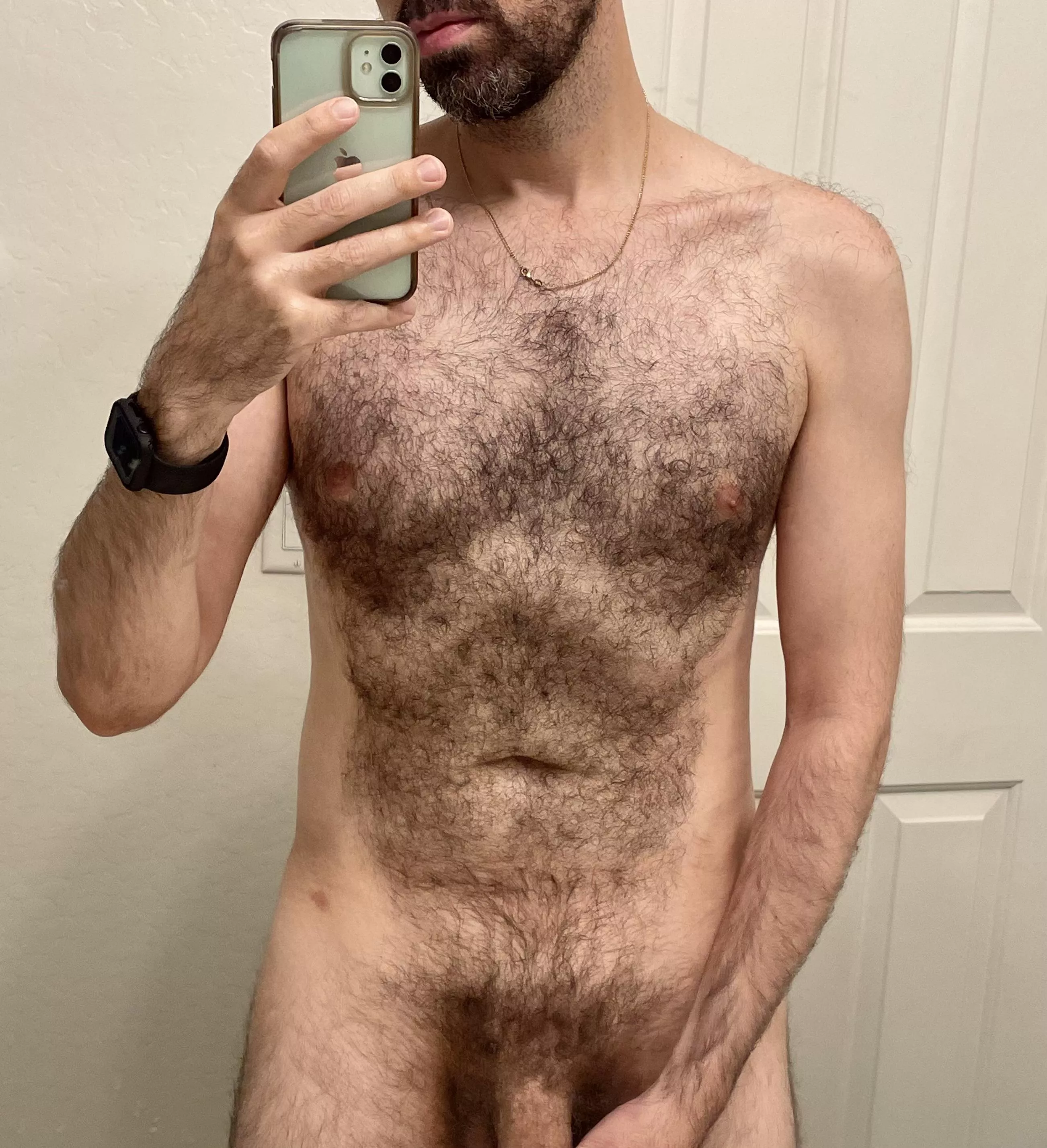 Hairy daddy ready for your service