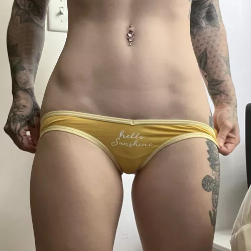 I hope my belly button ring isn’t a distraction from my abs?