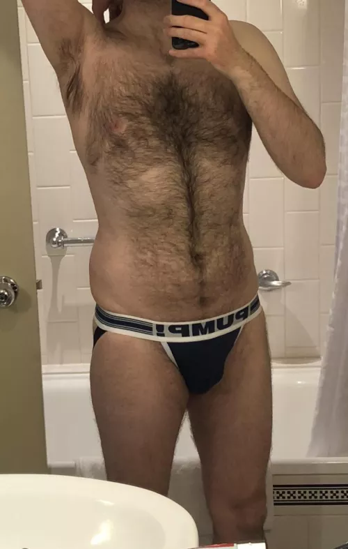 I’m glad I remembered to pack a jock for the weekend.