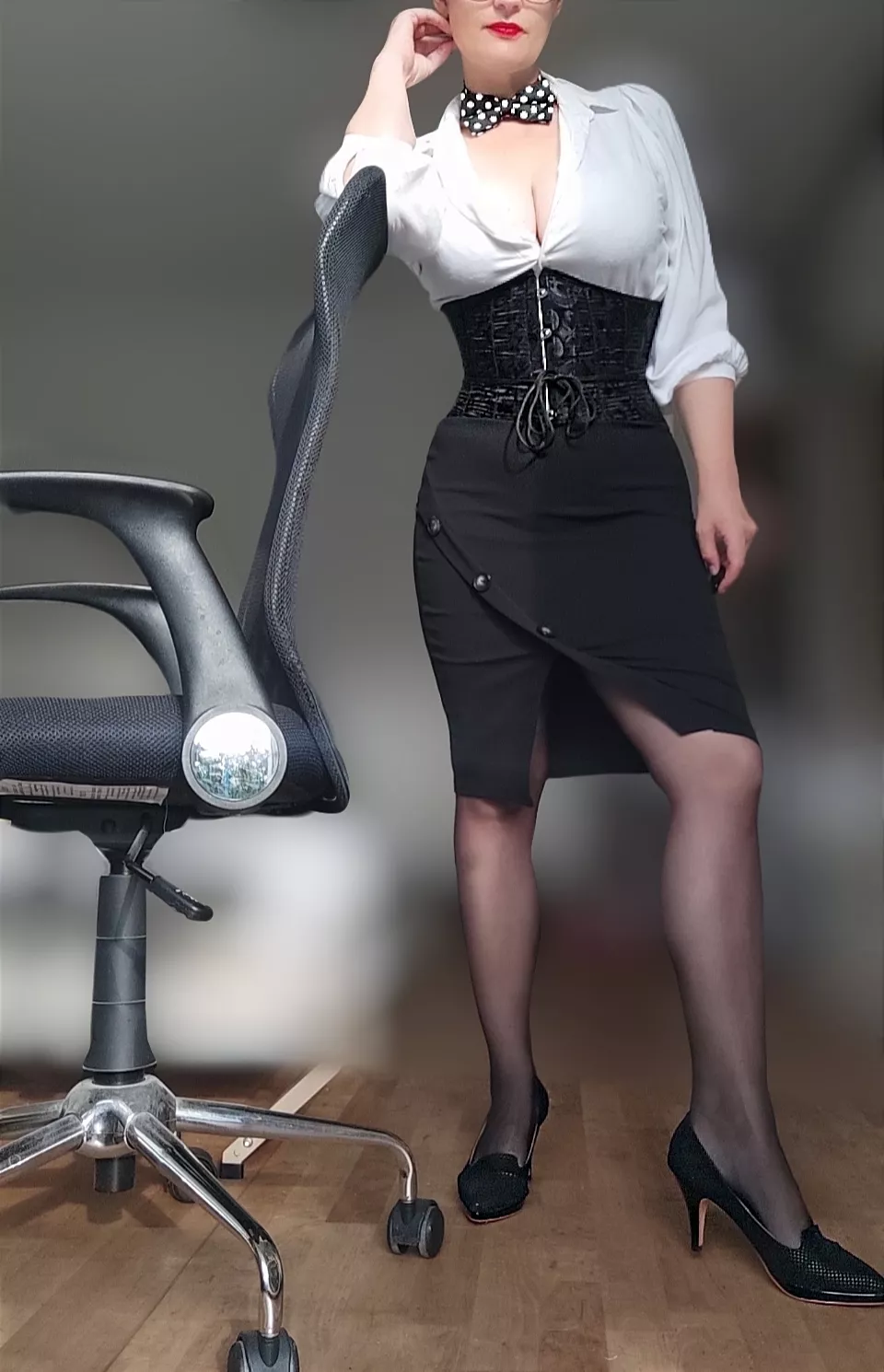 Is my bow tie ok for the office, boss?